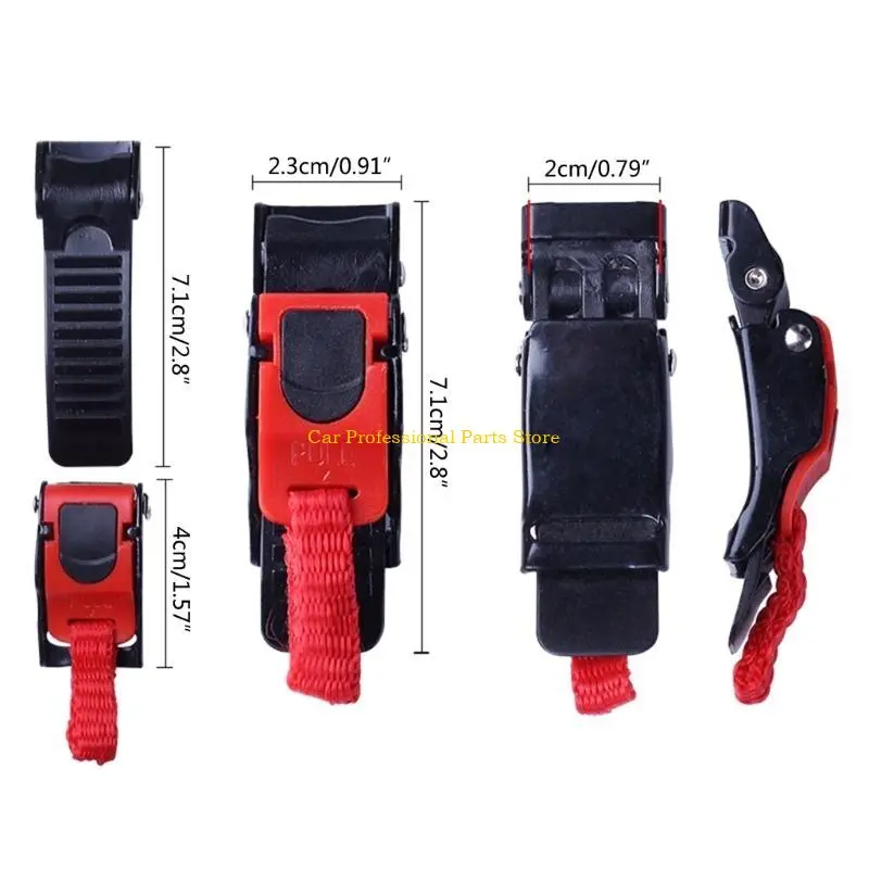 R53D Motorcycle Helmet Buckles Chin Strap Speed Sewing Clip Bike Helmet Buckles