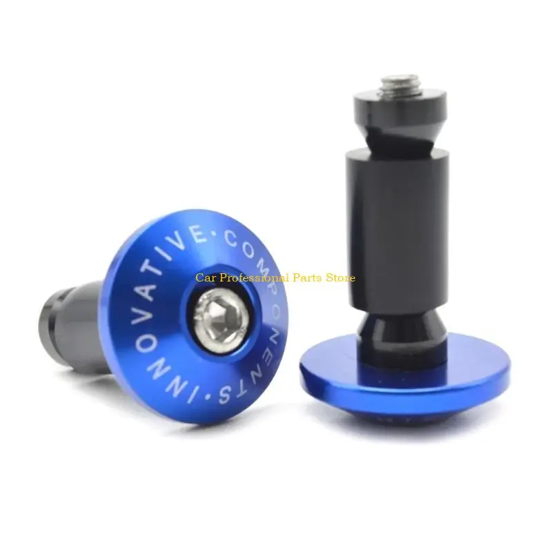 R53D 1 Pair Motorcycle Handle Bar Ends Plug Aluminum Alloy Grips Handlebar Plug Caps