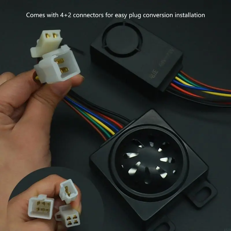 R53D Anti-Theft Alarm System Electric Bike/Tricycle Alarm Security Alarm Electric Bike Scooter Alarm 48-72V Remote Control
