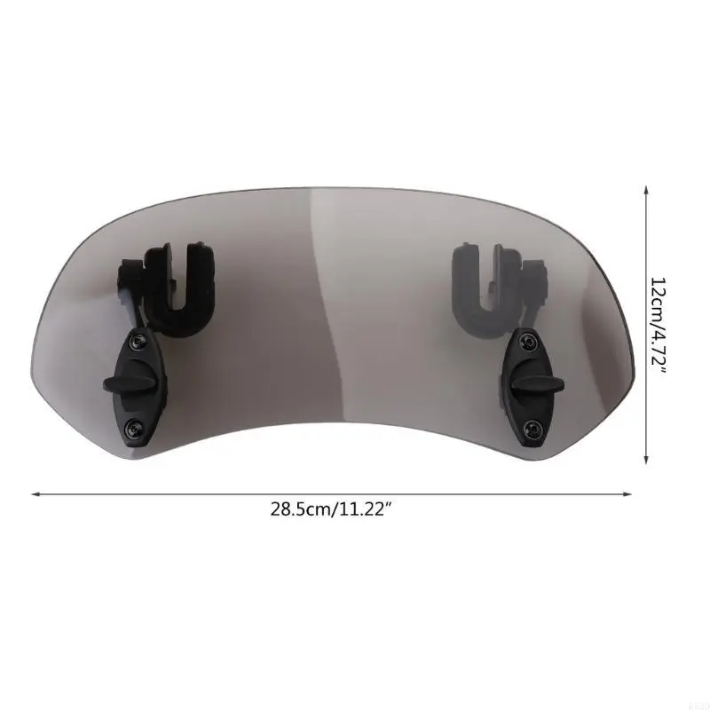 R53D Motorcycle Windshield Wind Deflector Windscreen Universal