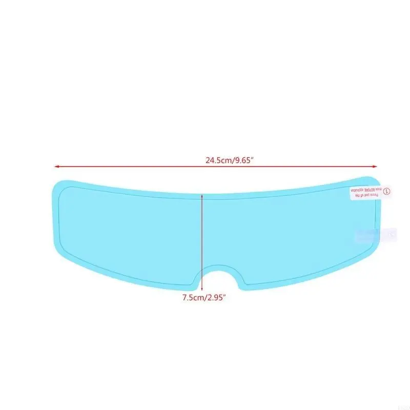 R53D Helmet Anti-Fog Rainproof Film Clear Lens Sticker Safety Driving for Motorcycle