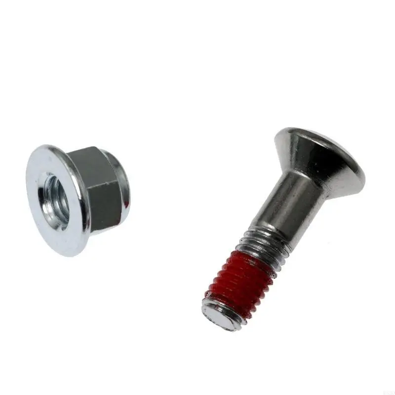 R53D Durable M8x30 Anti Corrosion Chainwheel Sprocket Bolt Locking Flange Nut Suitable for Offroads Motorcycles Universal