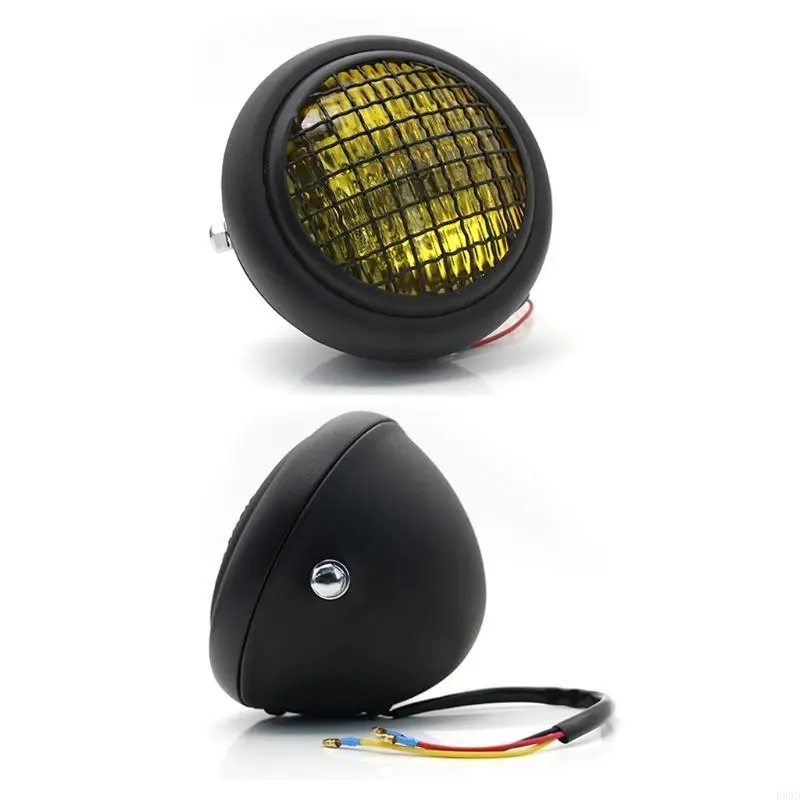 R53D Motorcycle Headlight Motorcycle Retro Fog Light Headlights Lamp Working Spot Lights for Head Lamp White Headlamp fo