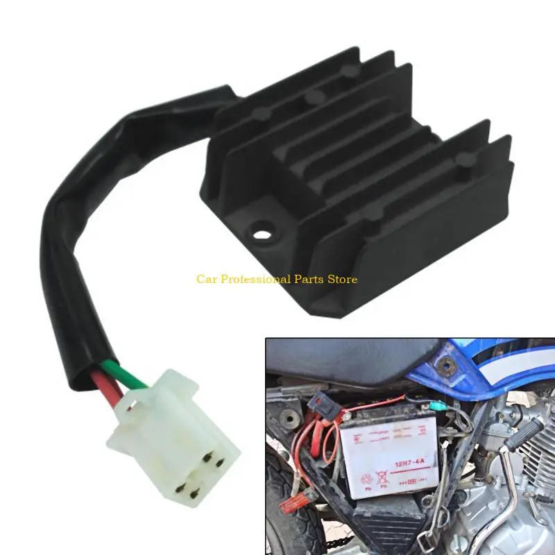 R53D Durable 4 Wires Regulator Rectifier for Moped ATV Quad GY6 50 150cc Dirt Pit Bike Motorcycle Scooter