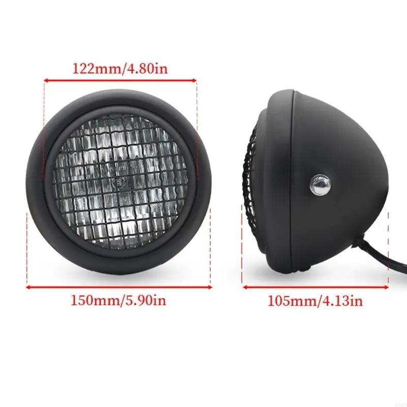 R53D Motorcycle Headlight Motorcycle Retro Fog Light Headlights Lamp Working Spot Lights for Head Lamp White Headlamp fo