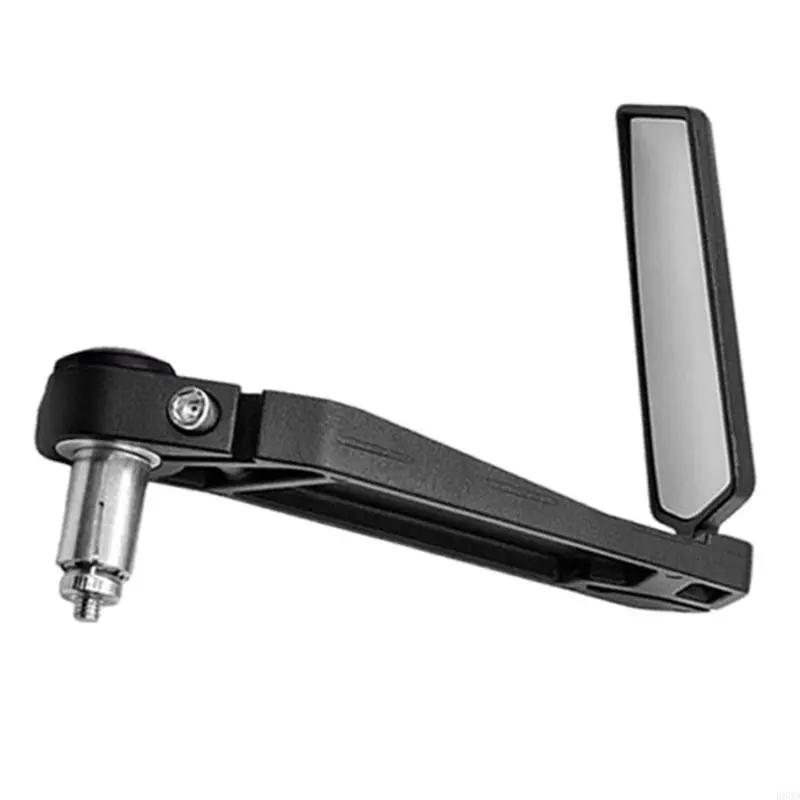 R53D Stylish Motorcycle Handlebar Mirrors Aluminum & Glasss Motorcycle Mirrors Pair