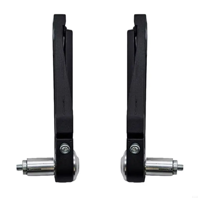 R53D Stylish Motorcycle Handlebar Mirrors Aluminum & Glasss Motorcycle Mirrors Pair