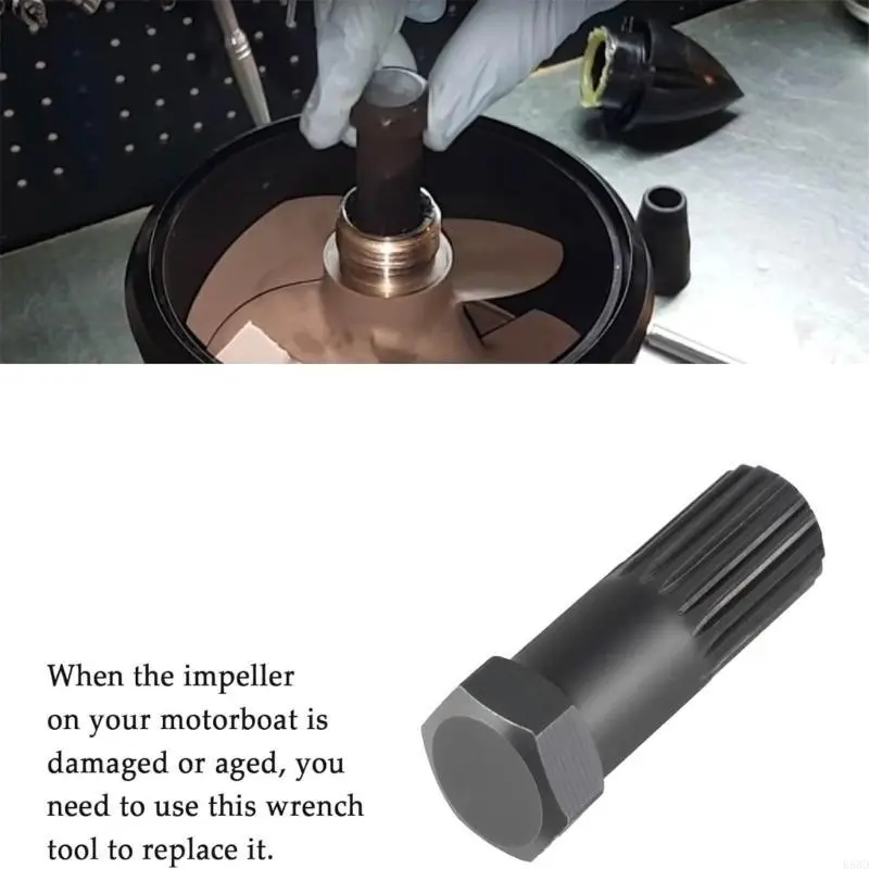 R53D Lightweight Impeller Tool Impeller Spline Wrench Tool Versatile for Marine