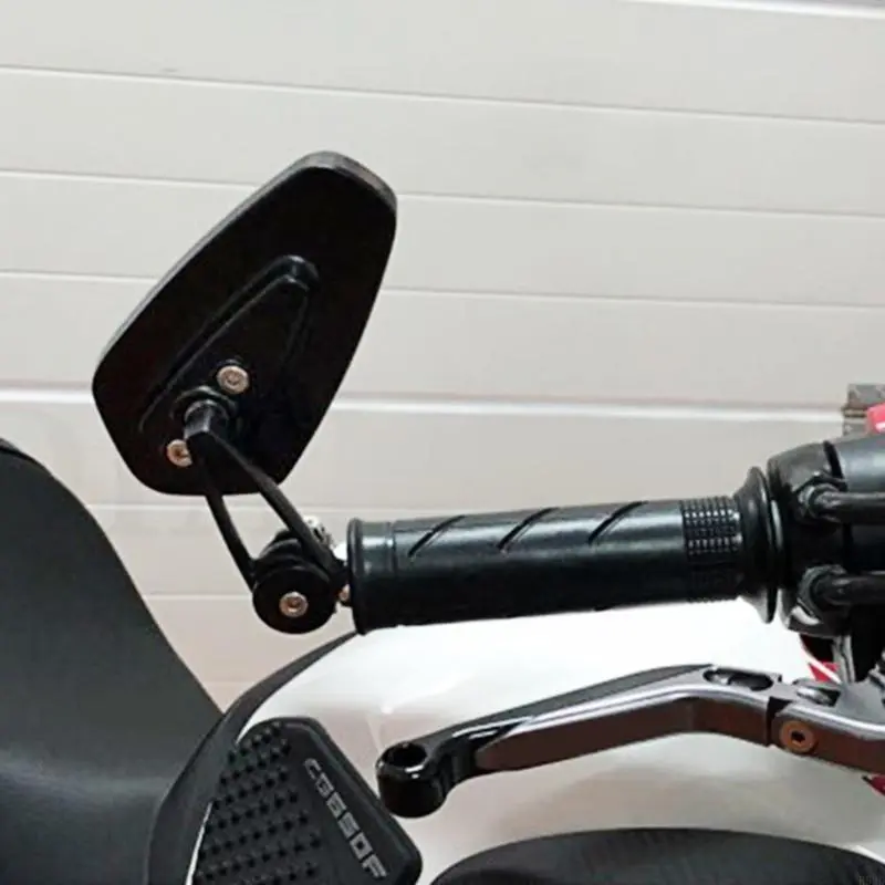 R53D Motorbike Mirror End Mirror Safe Rearview Mirror Aluminum Alloy for 13-19mm Hole