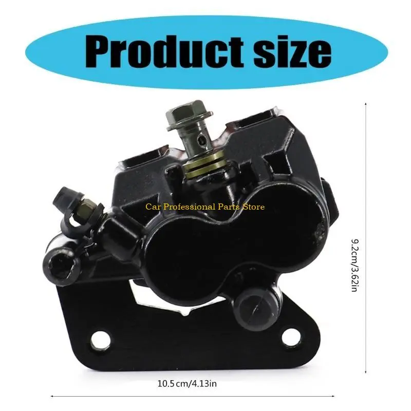 R53D Line Pulling Hydraulic Disc Brake Calipers Front , Aluminum Mountain Bike Hydraulic Disc Brakes Caliper Adapter