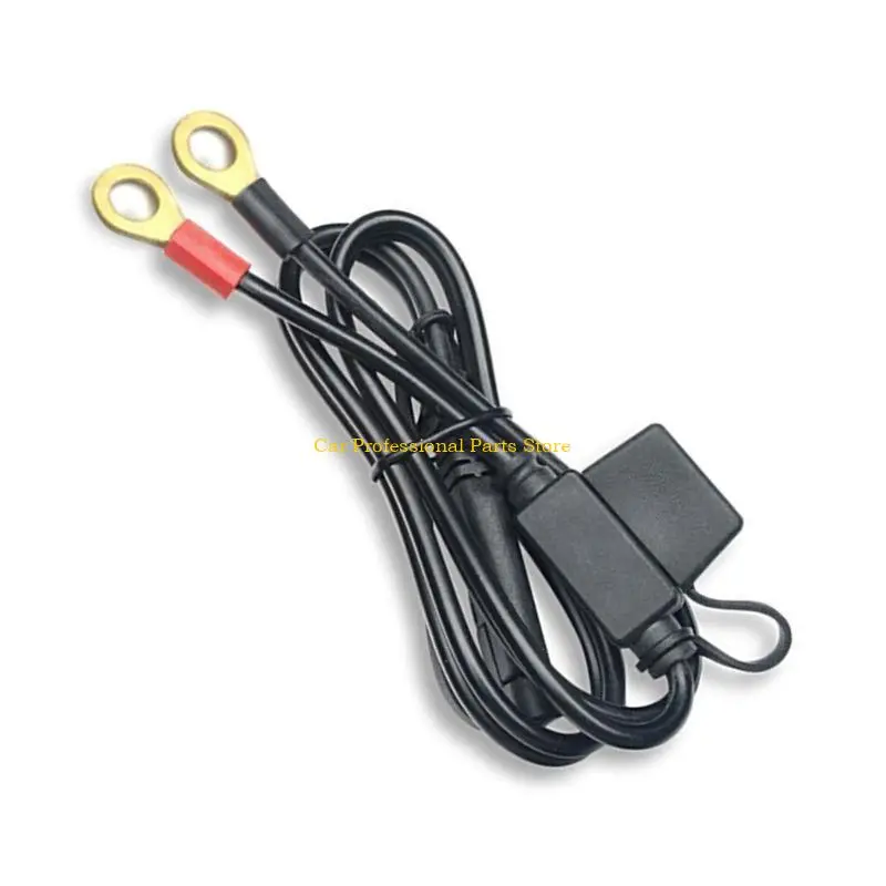 R53D 12V Cable Fits for Motorcycle Battery Terminal To SAE Quick Disconnect Cable Motorcross Battery Output Connector