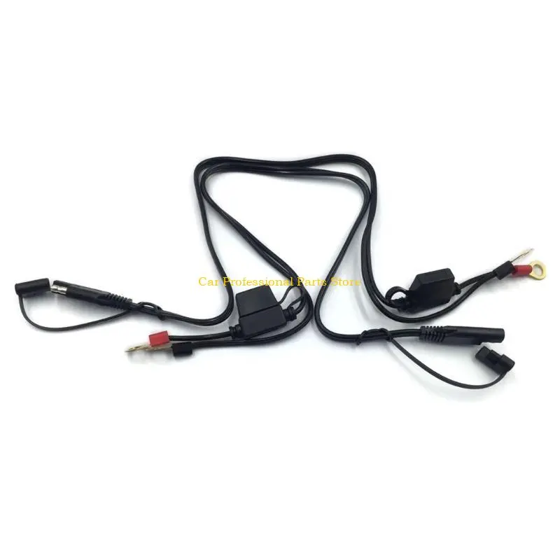 R53D 12V Cable Fits for Motorcycle Battery Terminal To SAE Quick Disconnect Cable Motorcross Battery Output Connector