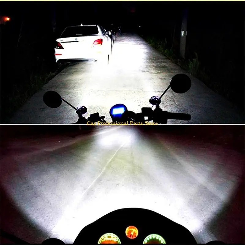 R53D 2Pcs Motorcycle Led 6 LED Driving Light Super Offroad Fog Light Auxiliary Light Work Lights for SUV