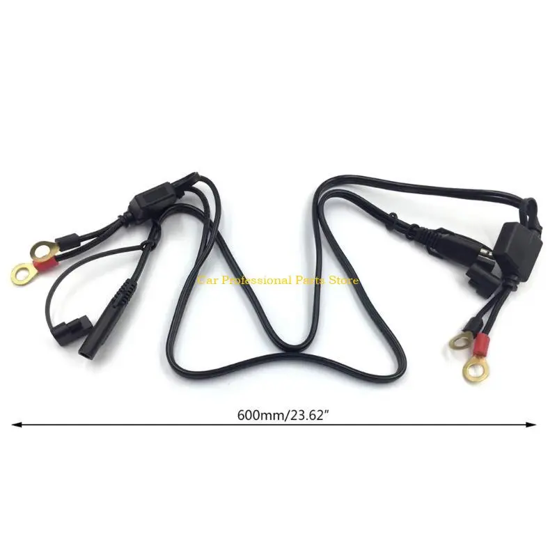 R53D 12V Cable Fits for Motorcycle Battery Terminal To SAE Quick Disconnect Cable Motorcross Battery Output Connector