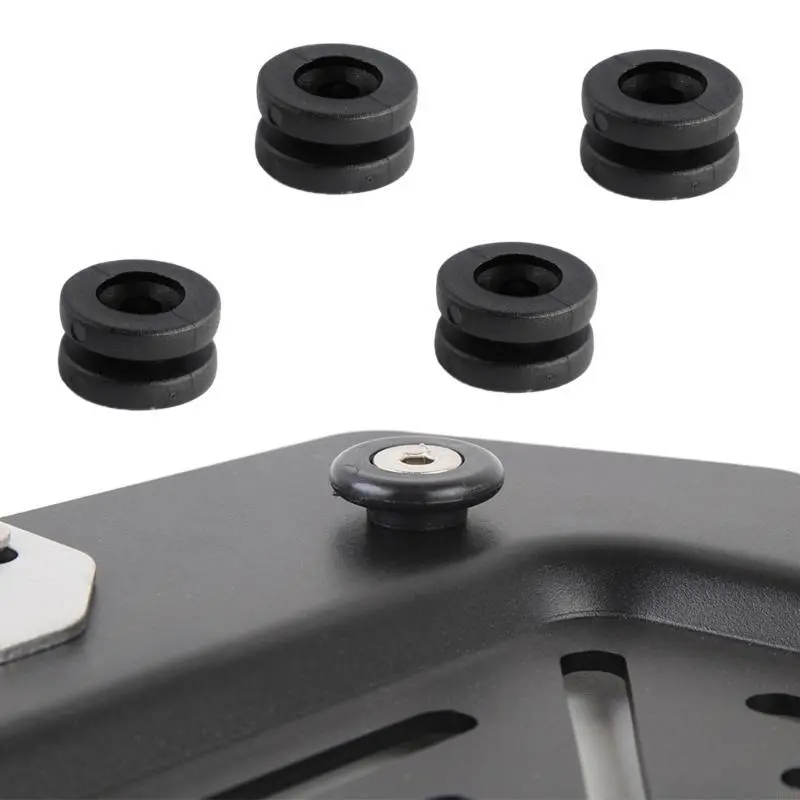 R53D Universal Rear Luggage Case Pad 4pcs/set Luggage Case Pad Helmets Trunk Bracket Base Plate Bushing Pad Quick Fixing