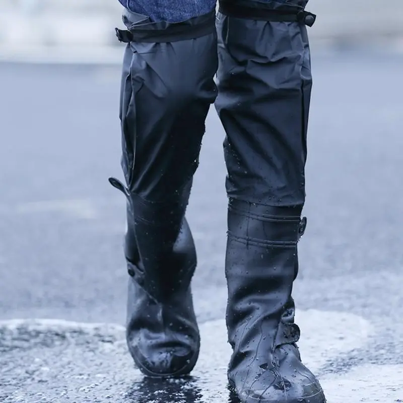 R53D 1 Pair Unisex Rain Shoes Cover Protectors For Rainy SnowysDay Motorcycle Scooter