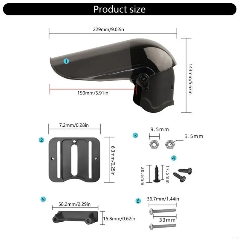 R53D Motorcycle Smartphone Mount Support with Enhanced Stability & Dustproof Features