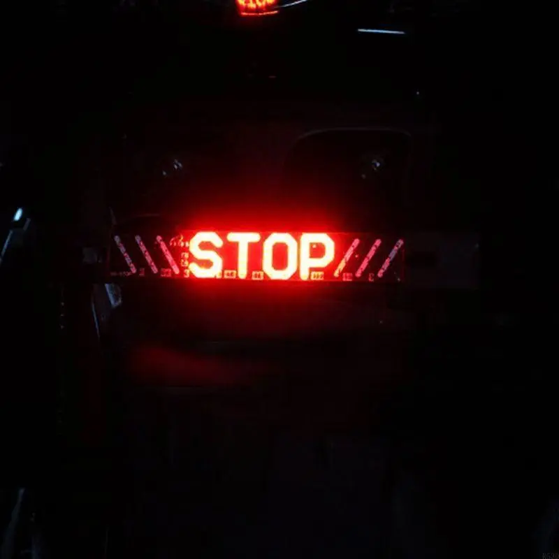 R53D Motorcycle Brake Taillight Night STOP Tail Lights Amber Tail Light Motorbike Accessories