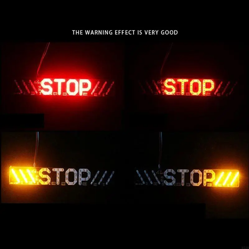 R53D Motorcycle Brake Taillight Night STOP Tail Lights Amber Tail Light Motorbike Accessories