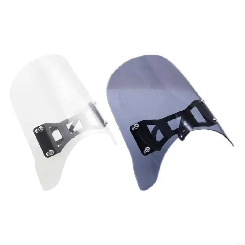 R53D Clip On Motorcycle Windshield Extension Spoiler Wind Screen Deflector for CB650R