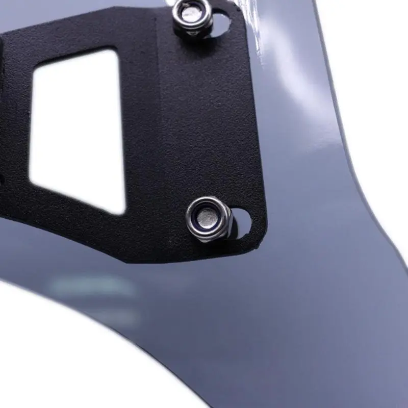 R53D Clip On Motorcycle Windshield Extension Spoiler Wind Screen Deflector for CB650R