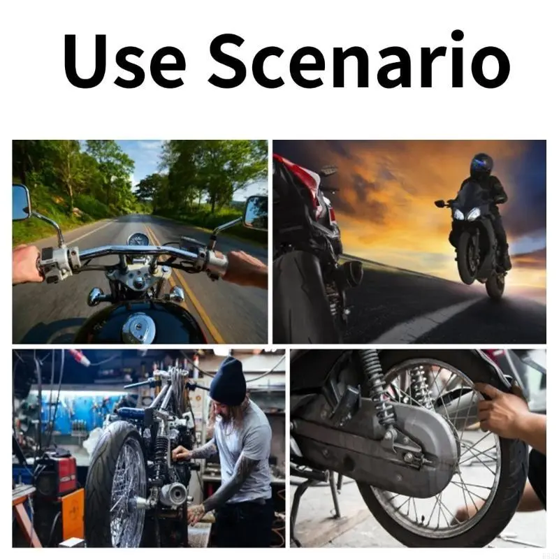 R53D Motorcycle Brake Clutches Lever Anti slip Grip Handle Adjustable Brake Lever Motorcycle Safety Gear Quick Installation
