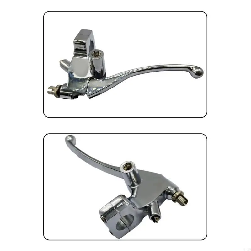 R53D Motorcycle Brake Clutches Lever Anti slip Grip Handle Adjustable Brake Lever Motorcycle Safety Gear Quick Installation