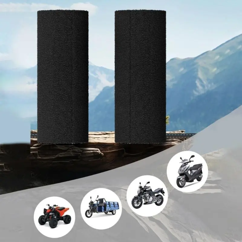 R53D Electric Heated Handlebar Grips Heated Grips Cover Pad Motorbike Handlebar Heater Warmer 5 Gear Temperature Adjustment