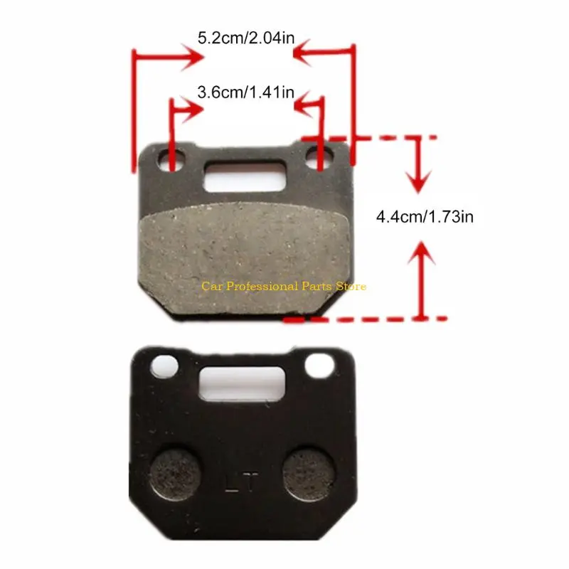 R53D Universal Motorcycle Parts Brake Pads Front Rear Disc Brake Pads Replacement