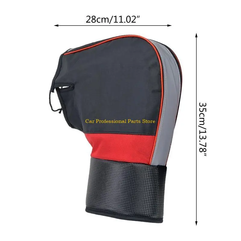R53D Bike Handlebar Mitts Winter Cold Weather Mittens Gloves Rainproof Unisex Bicylce Hands Warmer Cover for Mountain Cycling