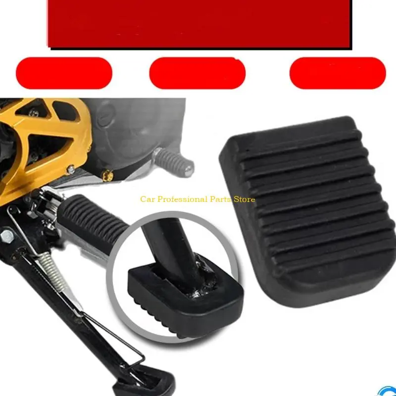 R53D Universal Motorcycle Side Stand Cover Motorcycle Side Stand for Bikes