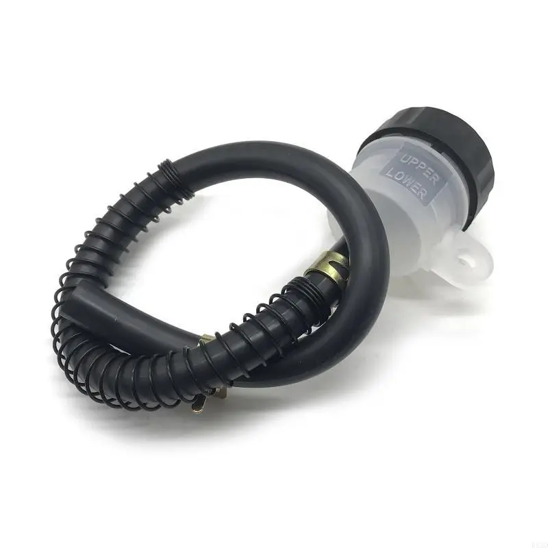 R53D Universal Motorcycle Brake Oil Hose Fluid Reservoir Rear Cylinder for Tank with Oil Cup for 50CC 70CC 110CC 125CC