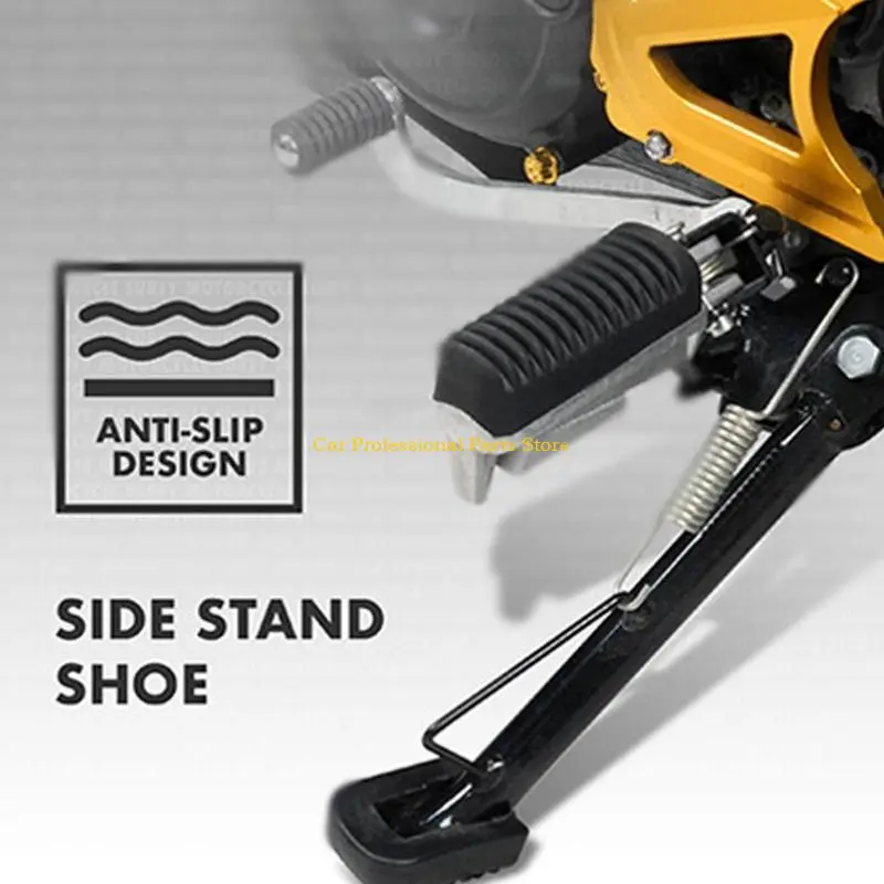 R53D Universal Motorcycle Side Stand Cover Motorcycle Side Stand for Bikes