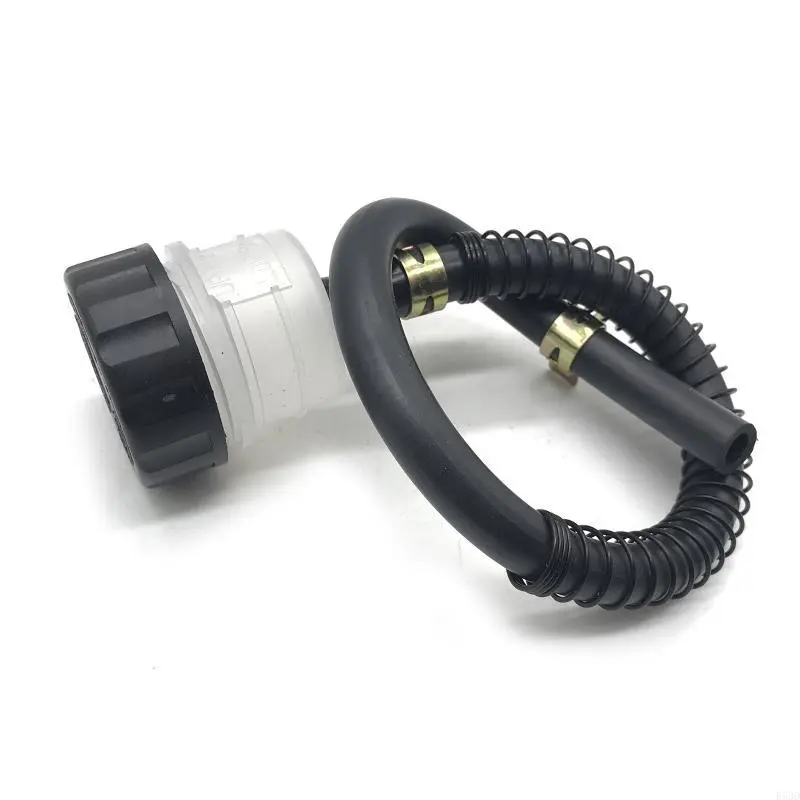 R53D Universal Motorcycle Brake Oil Hose Fluid Reservoir Rear Cylinder for Tank with Oil Cup for 50CC 70CC 110CC 125CC