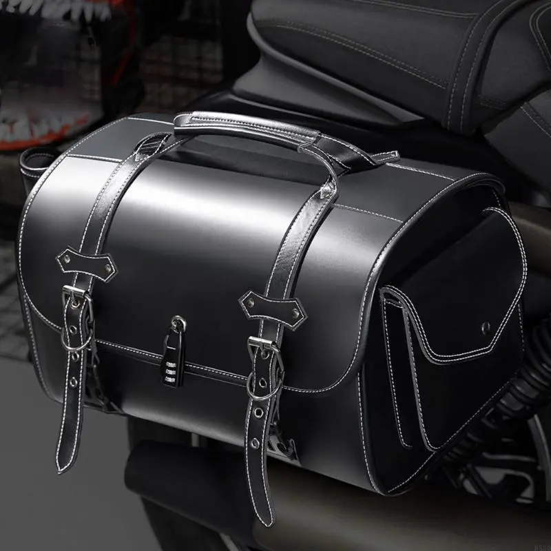 R53D Motorcycle Tail Bags Waterproof Motorcycle Rear Bag Motorcycle Bags for Back Backpack Helmets Bag