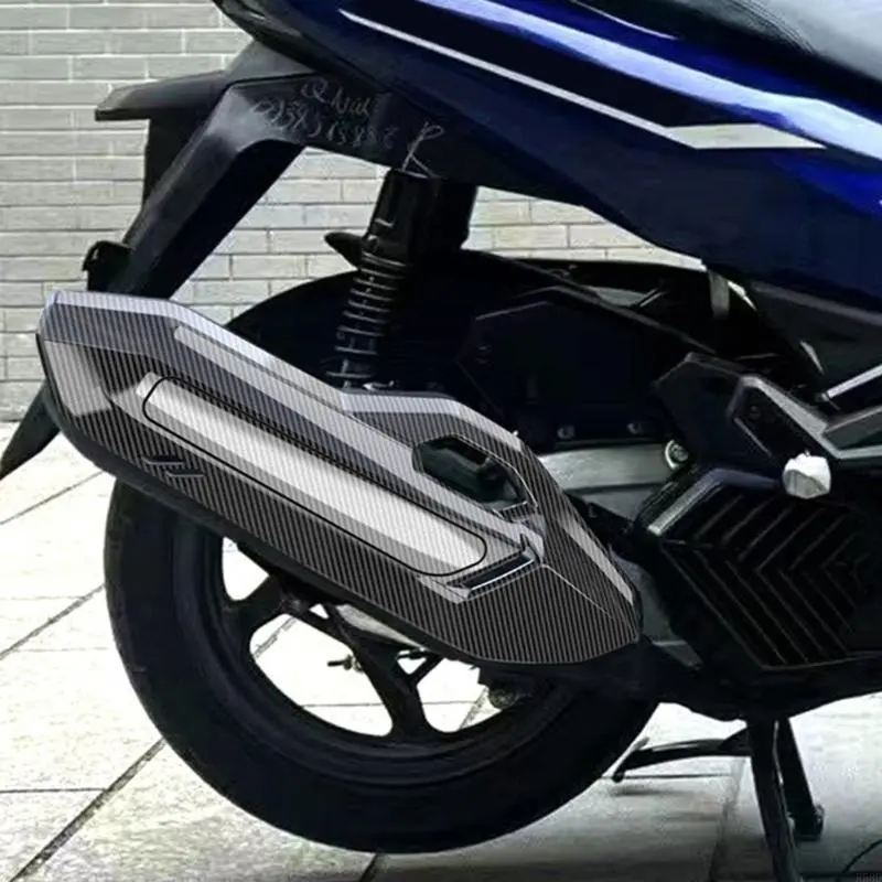 R53D Motorcycle Exhaust Protections Exhaust Pipe Heat Shield Guard for CLICK125 150 160