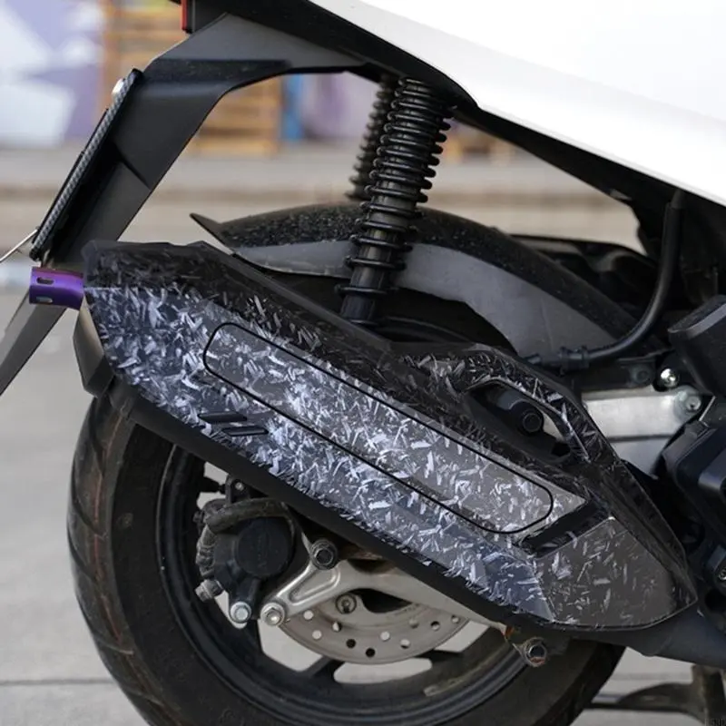 R53D Motorcycle Exhaust Protections Exhaust Pipe Heat Shield Guard for CLICK125 150 160