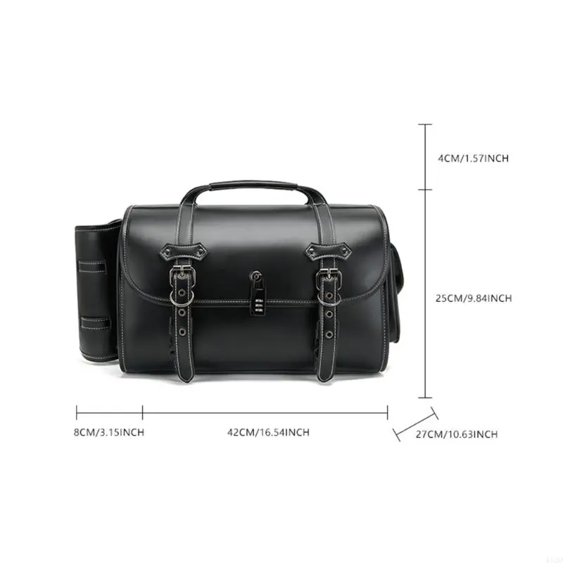 R53D Motorcycle Tail Bags Waterproof Motorcycle Rear Bag Motorcycle Bags for Back Backpack Helmets Bag