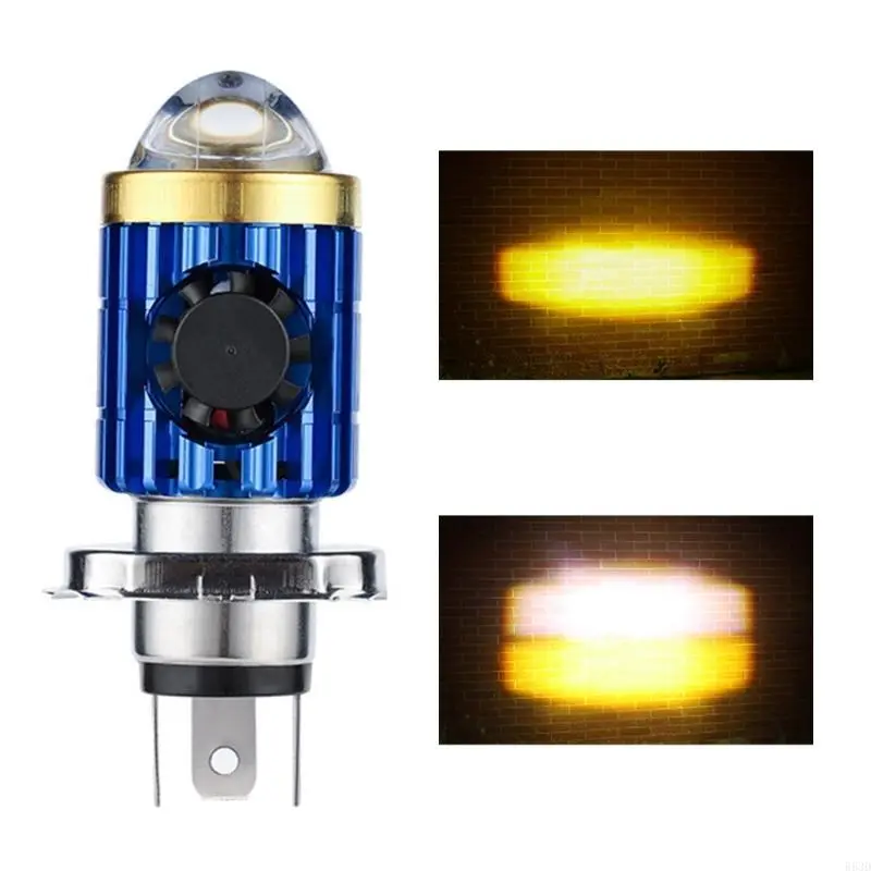 R53D 12V-85V Driving Spot Fog Lights External Dual Colour LED Lens Hi/Low Beam Light