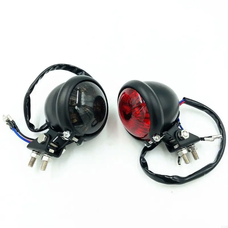 R53D Motorcycle LED Rear Brake Lamp Tail Turn License Plate Integrated Light