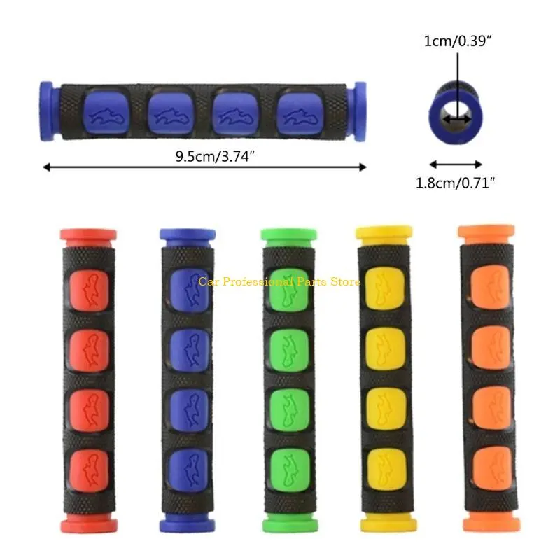 R53D Soft Anti-Slip Brake Handle Silicone Sleeve Motorcycle Protective Cover Protective Handlebar Accessories