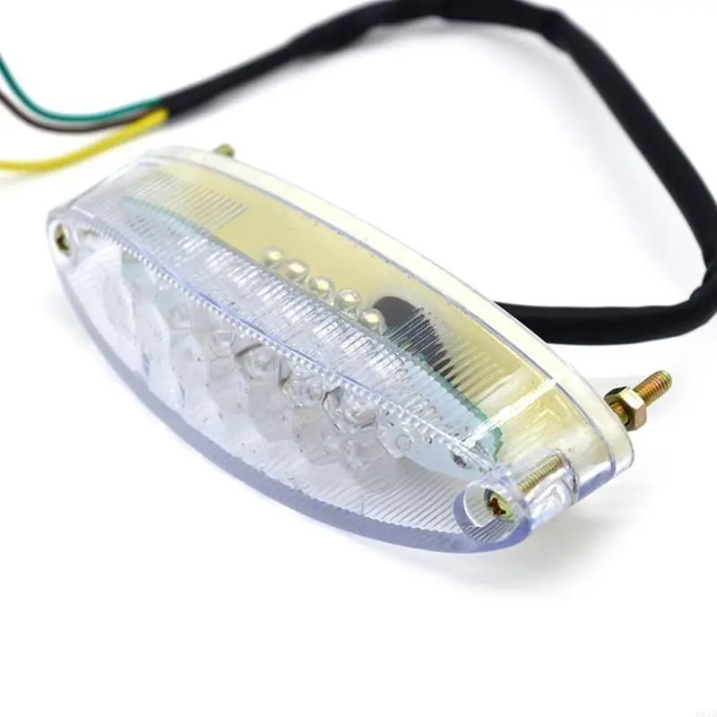 R53D High Quality 28 LED Universal Motorcycle Bike Rear Tail Stop Red Light Lamp