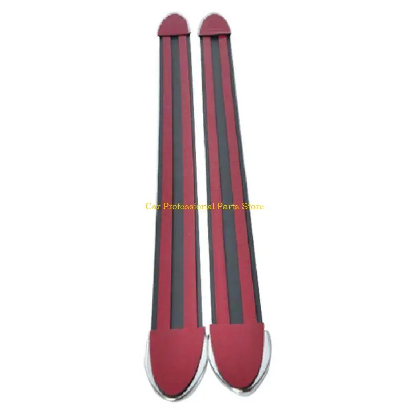R53D 4Pcs Universal Vehicle Door Protector Anti-scratch Bumper Protective Rubber Bar