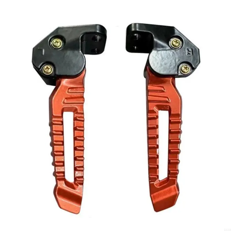 R53D Motorcycle Foot Pegs Aluminum Footrest Pedal for 150cc 125cc Replacement Foot Pedal Motorbike Modification Accessories