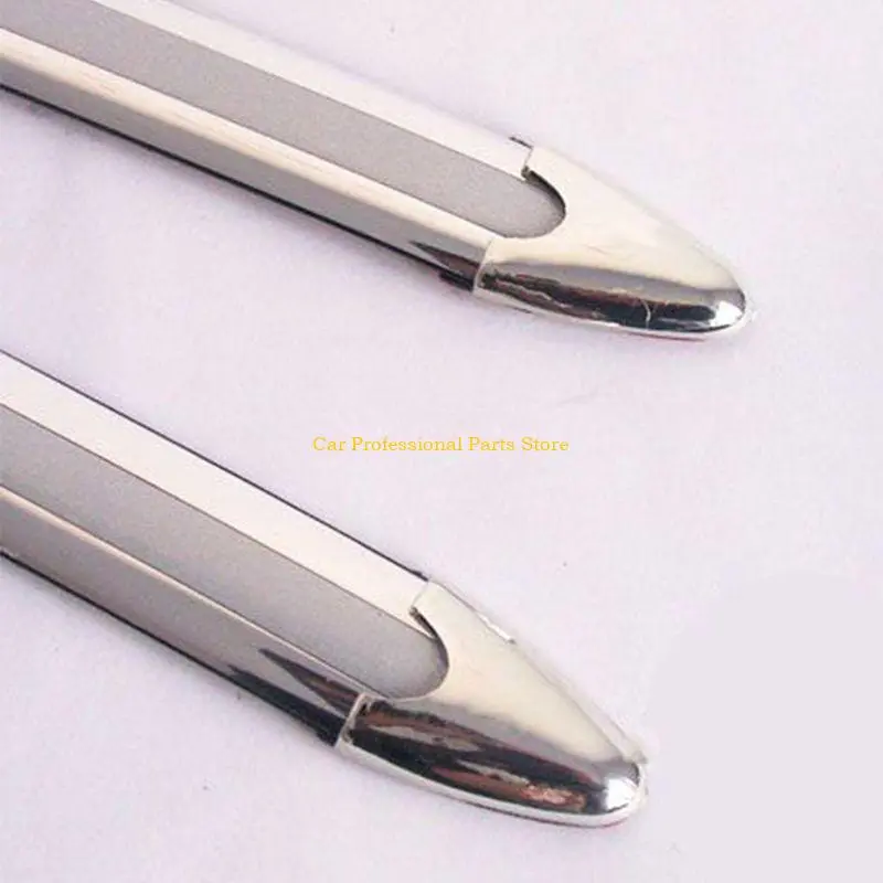 R53D 4Pcs Universal Vehicle Door Protector Anti-scratch Bumper Protective Rubber Bar