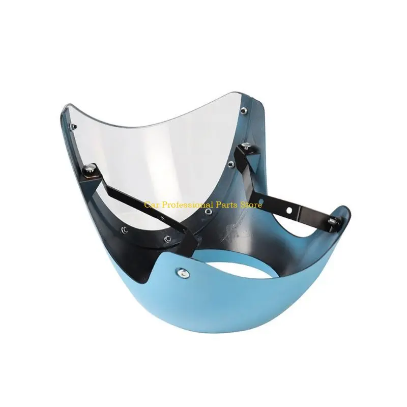 R53D Retro Motorcycle Headlight Cover Windshield Fairing Motorcylce Accessories ABS