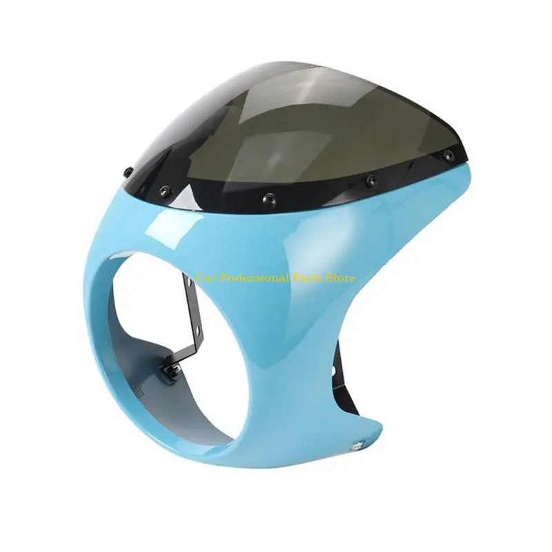 R53D Retro Motorcycle Headlight Cover Windshield Fairing Motorcylce Accessories ABS