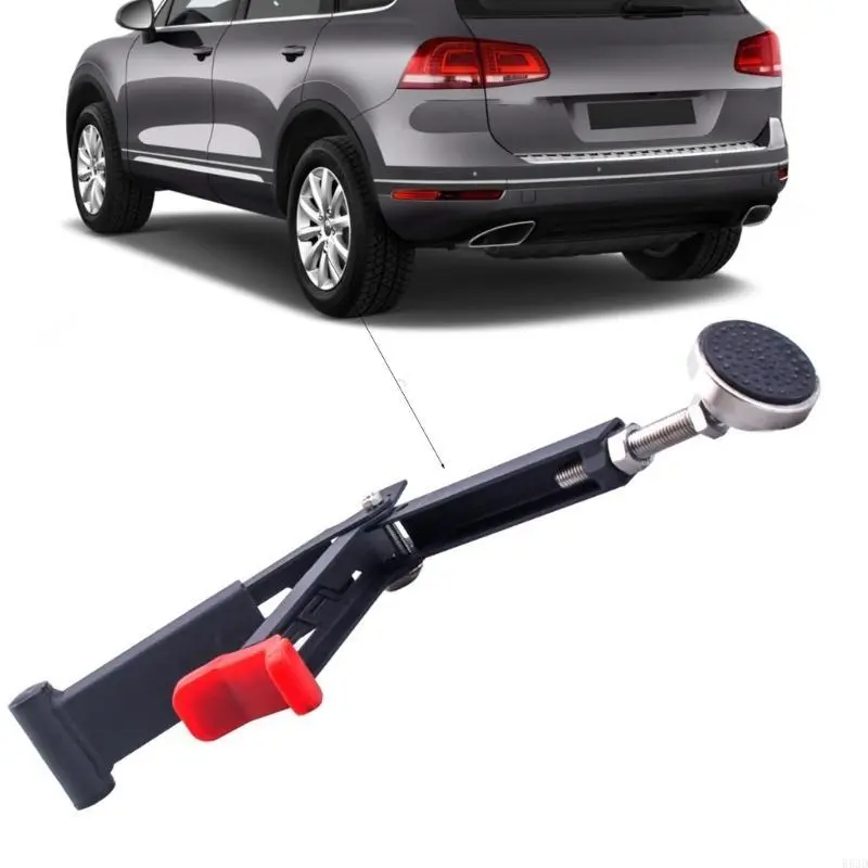 R53D Foldable Motorbike Sided Paddock Tire Stand, High Strength Aluminum Alloy, Secure 4 Point Support Holder for Maintenance