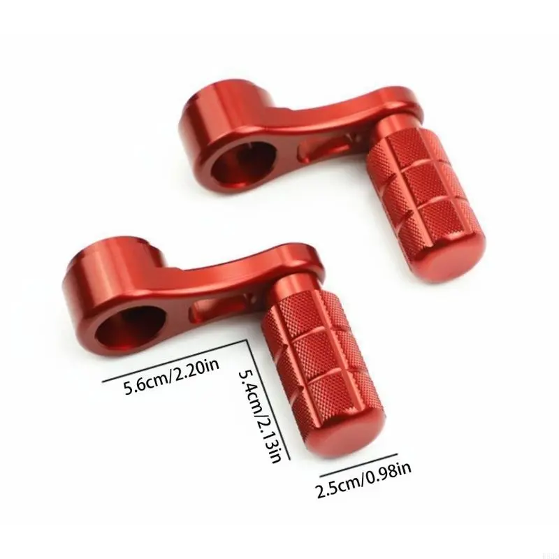 R53D Metal Footrest Pedals with Sophisticated Look Simple Installs for Niu Scooter