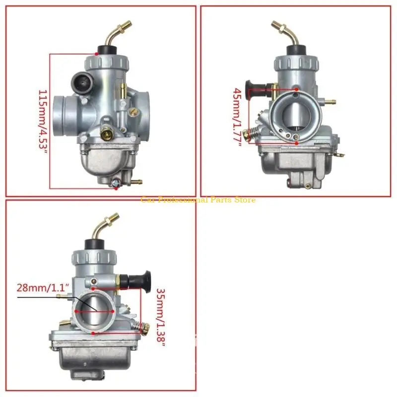 R53D Dirt Bike Carburetor for DT125 TZR125 DT175 Increase Engine Power Acceleration